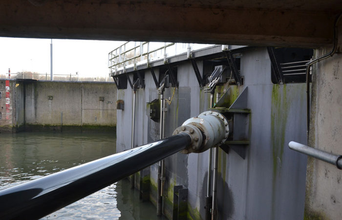 Door cylinder for the Volkerak locks